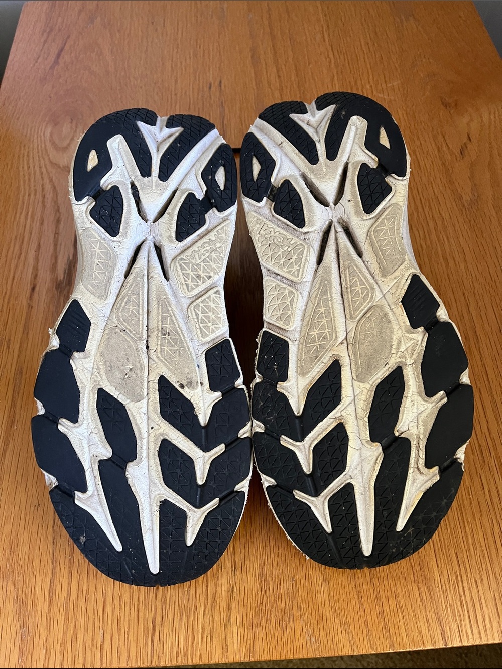 Hoka Black Sneakers with White Soles US 11 - Picture 6 of 8
